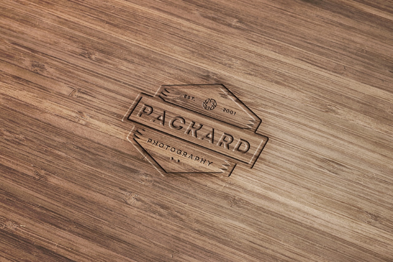 Wood Engraved Logo