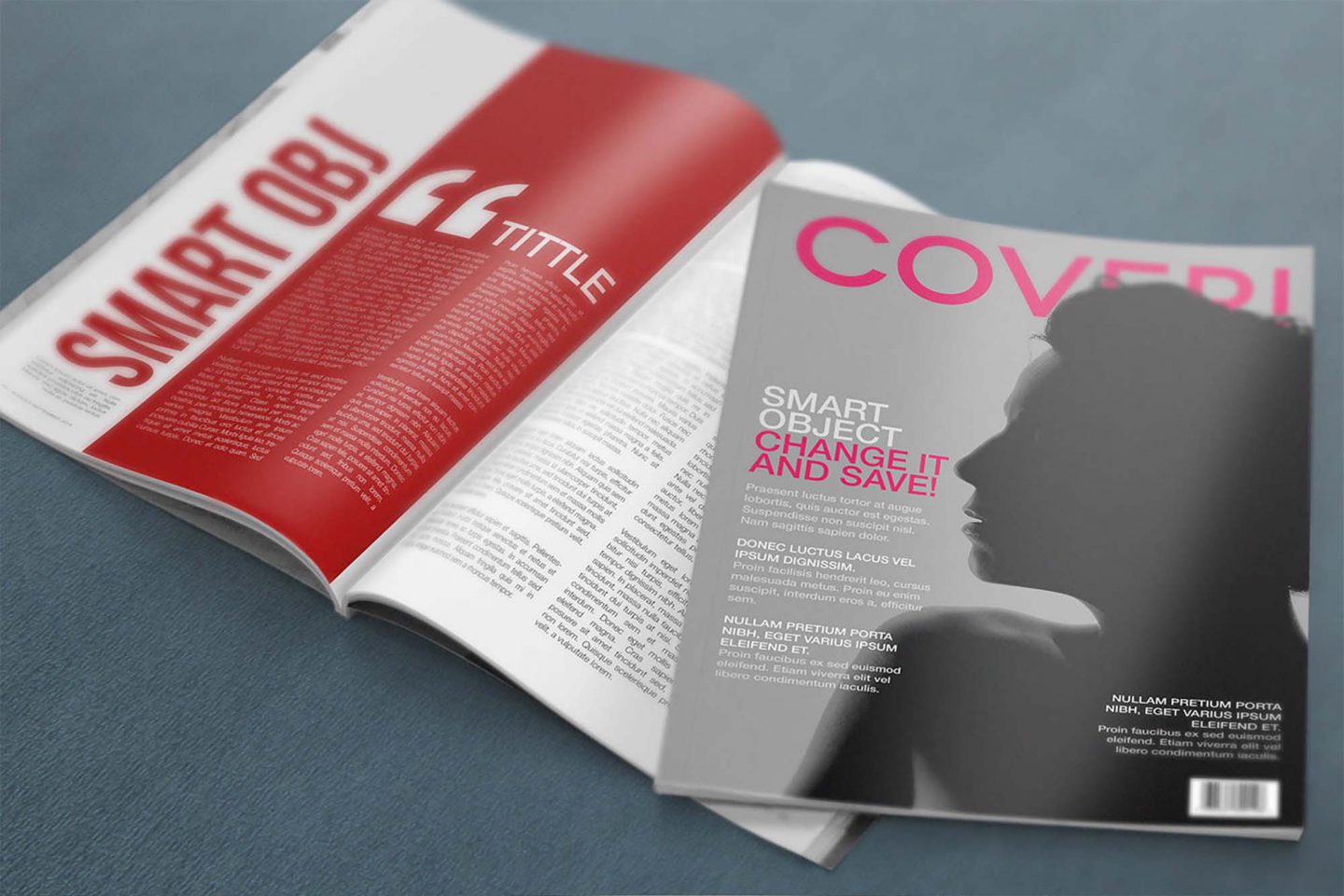 Magazine mockup