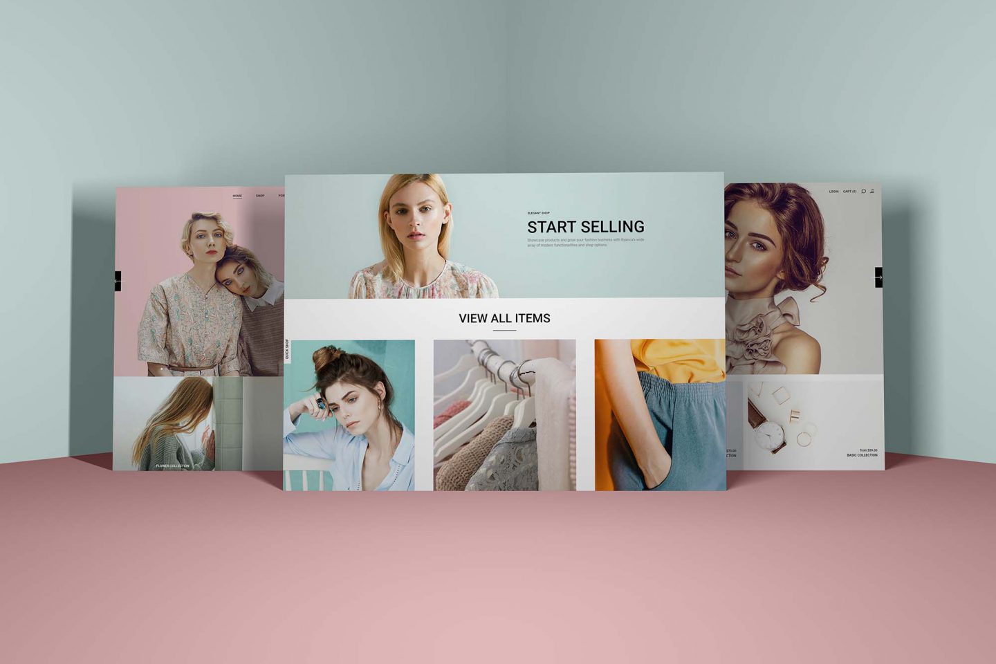 Website Presentation Mockup
