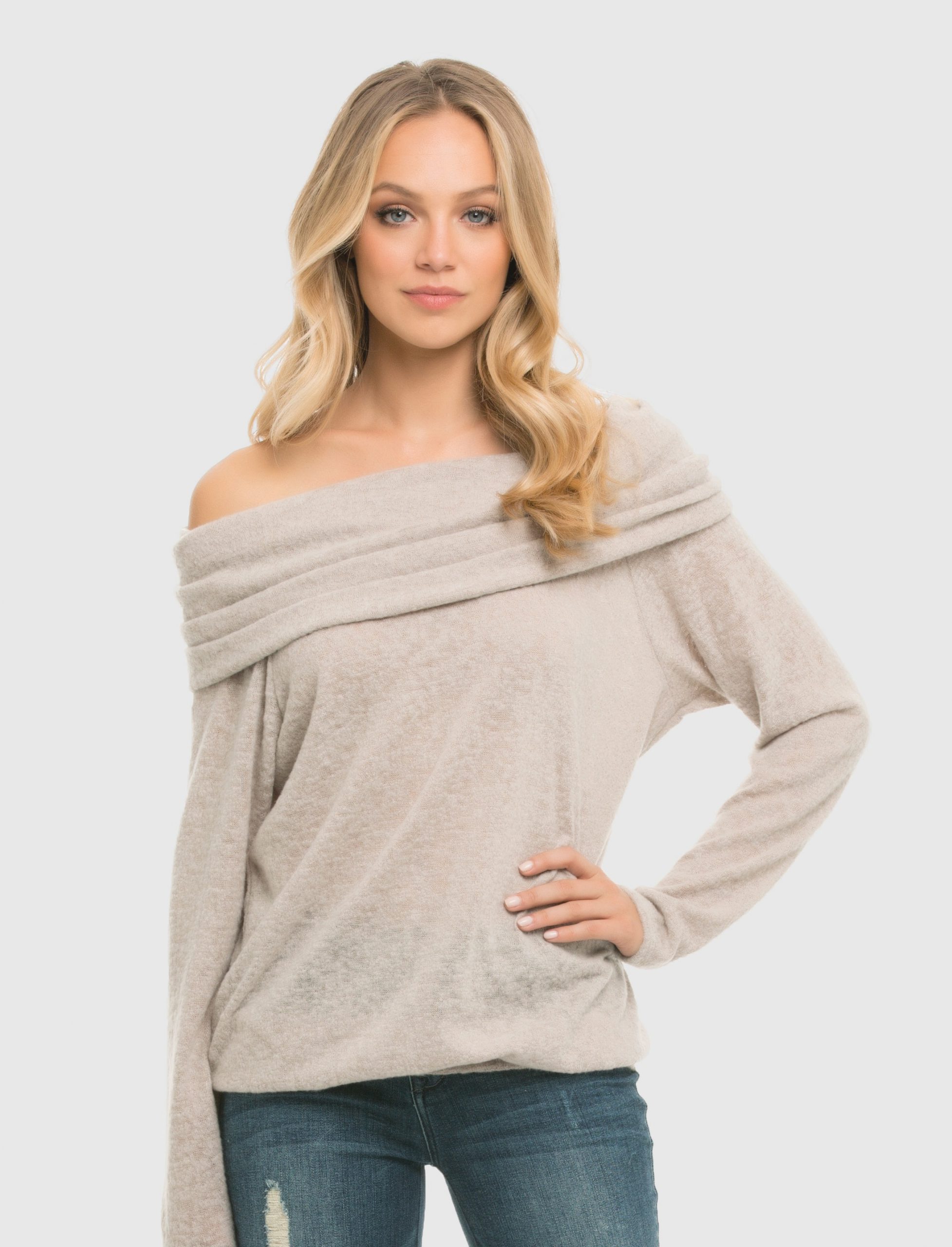 Stone Knitted Top