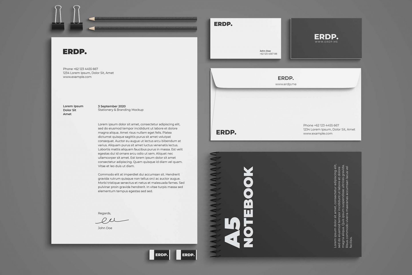 Stationery mockup